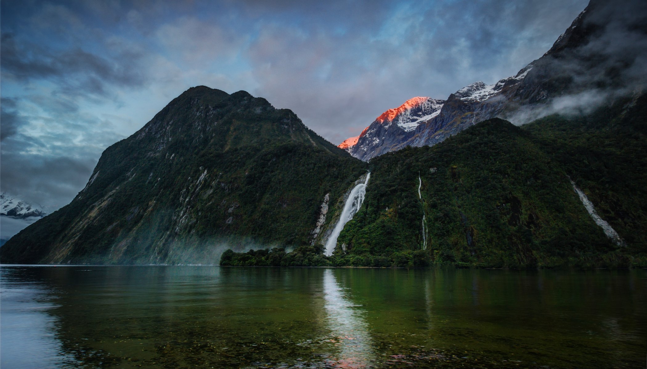 the amazing bowen falls mountain sea landscape water