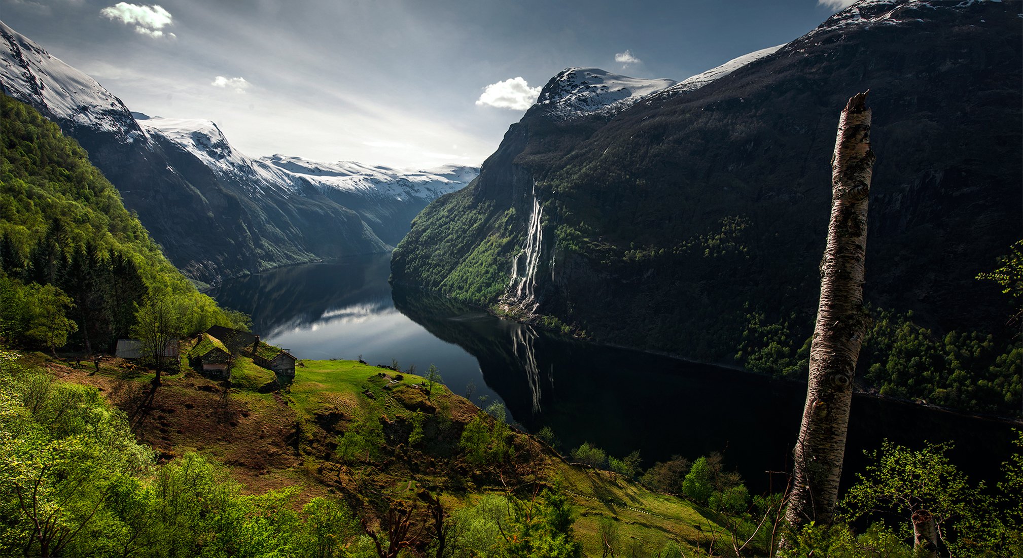 fiordo verde fiume norvegia