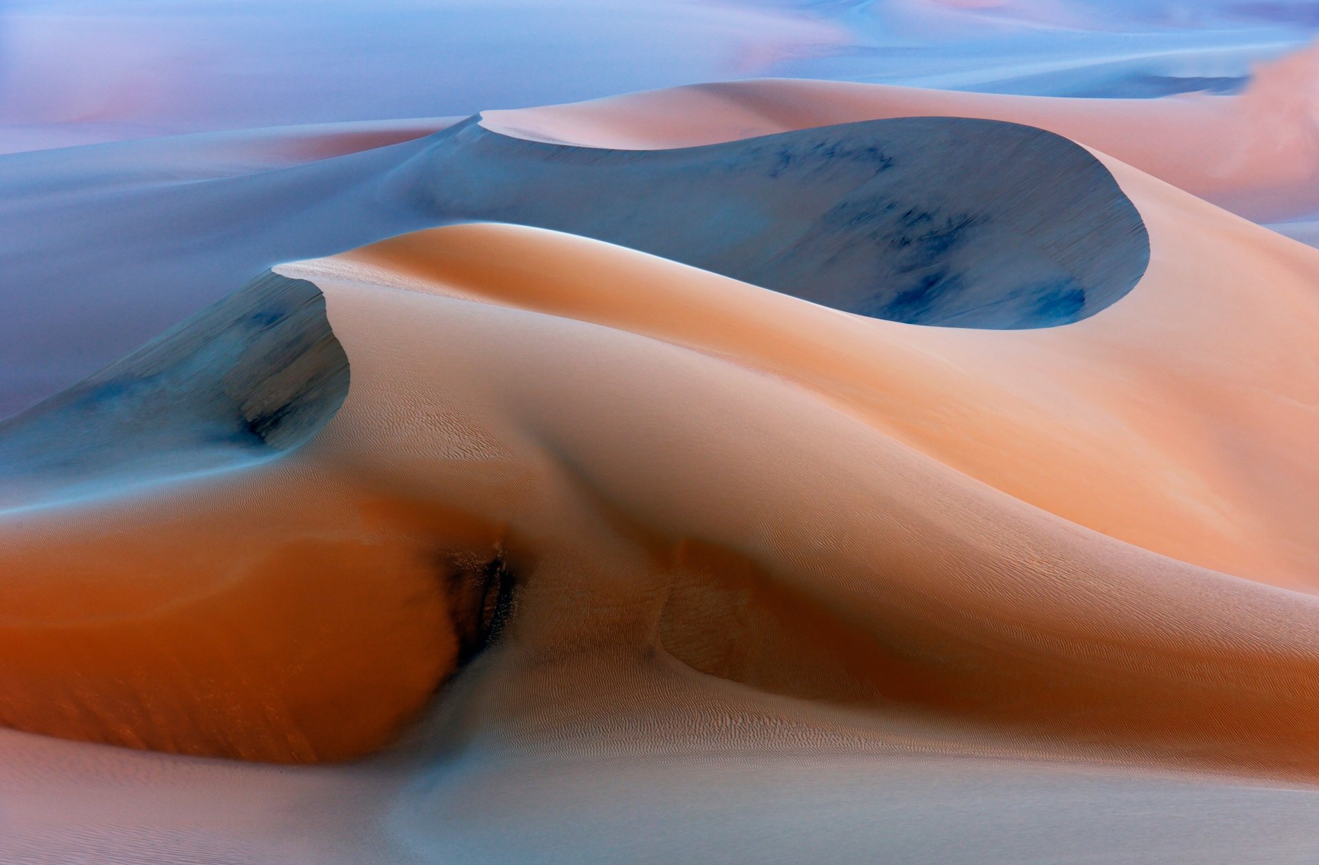 dune prima dell alba dune sabbia