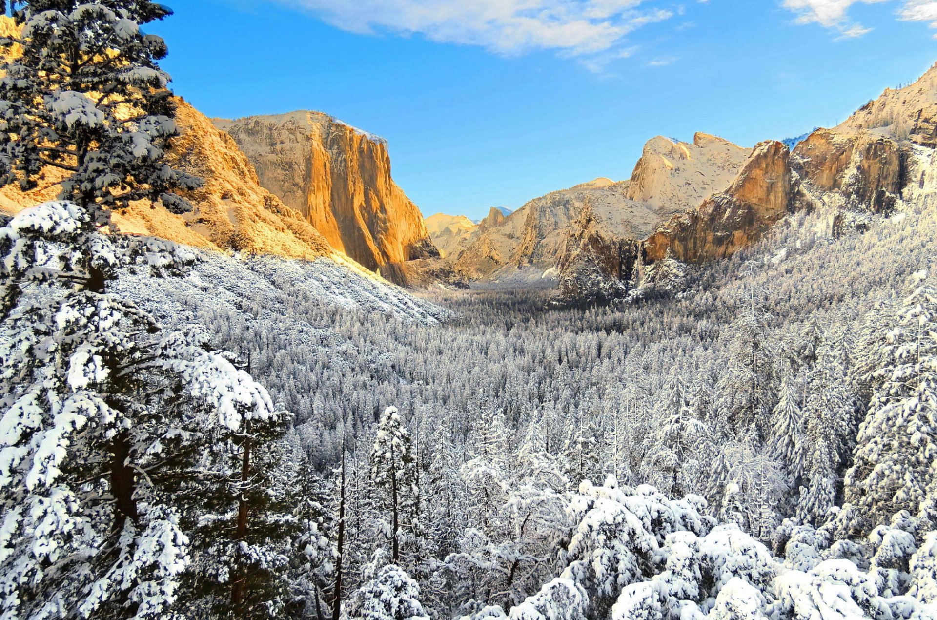 états-unis californie yosemite parc national parc national de yosemite hiver