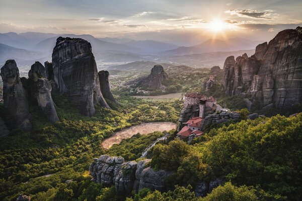 Monasterio en Grecia como Patrimonio mundial de la UNESCO
