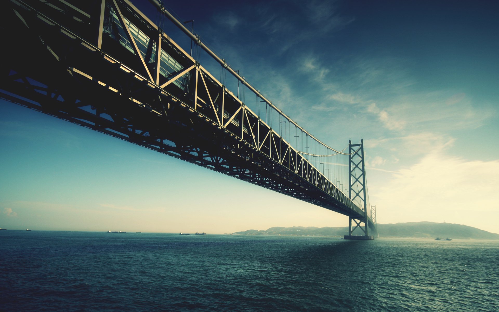 puente soporte construcción bahía