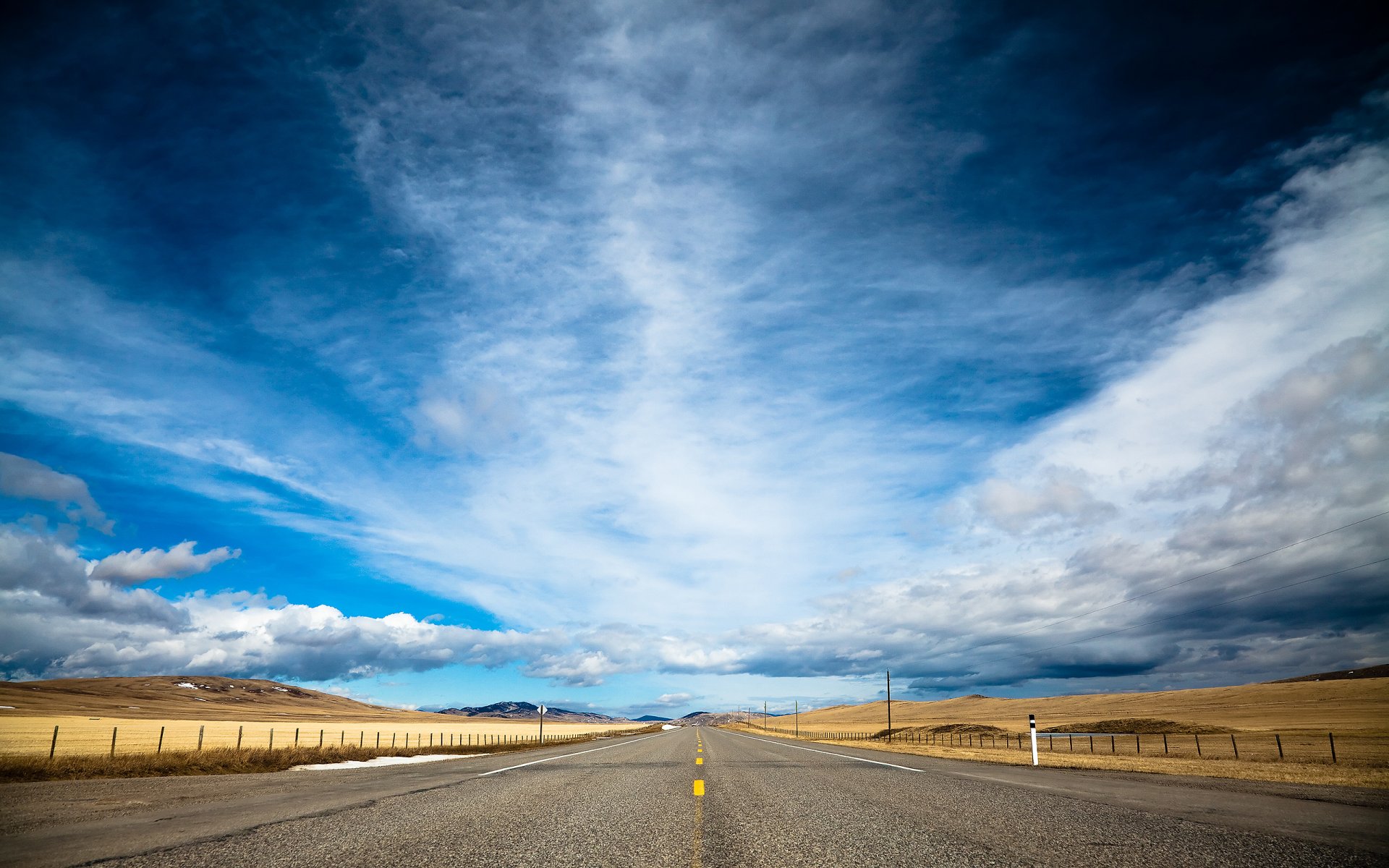 carretera cielo columbia británica canadá