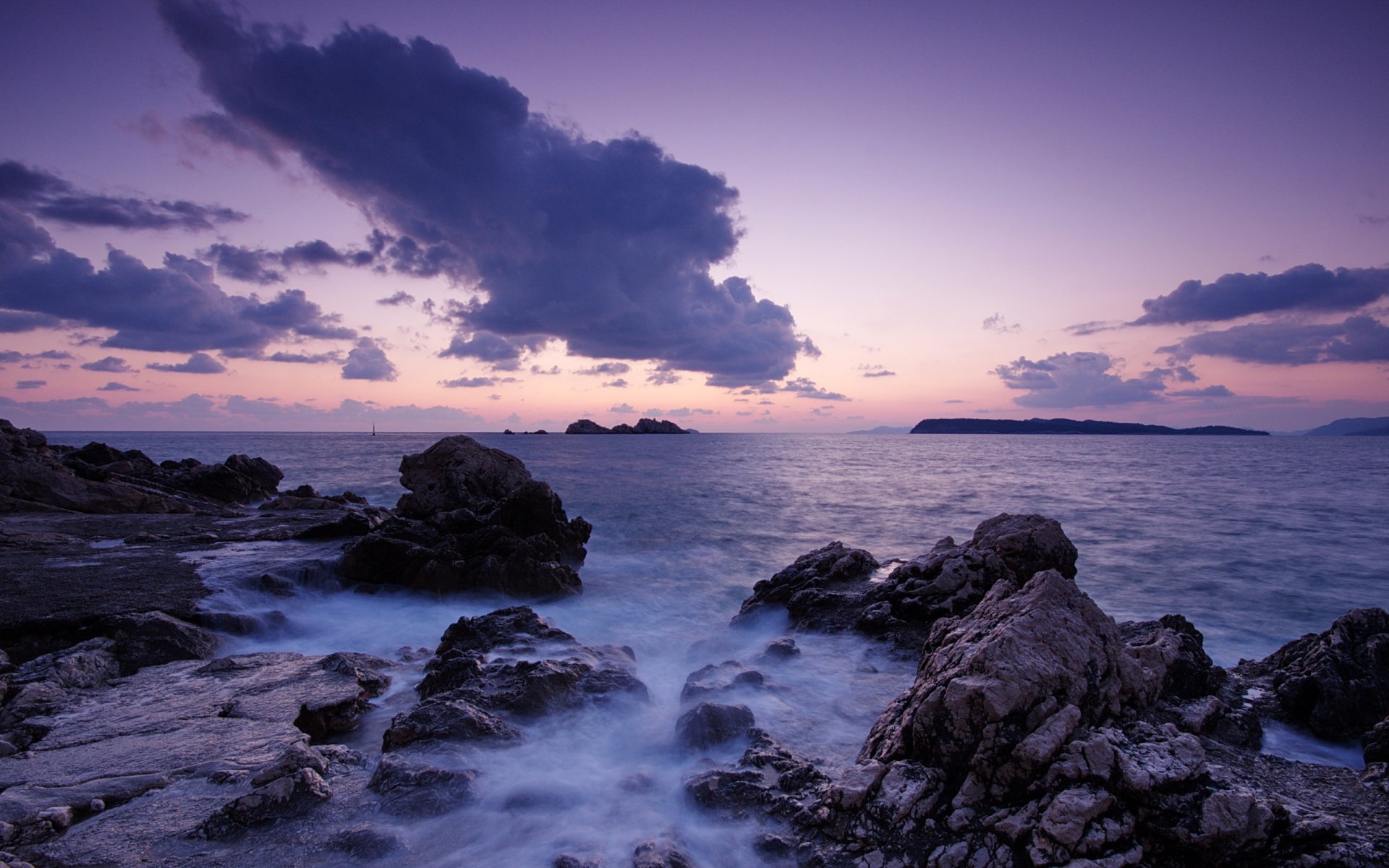 dubrovnik croatia sea sunset