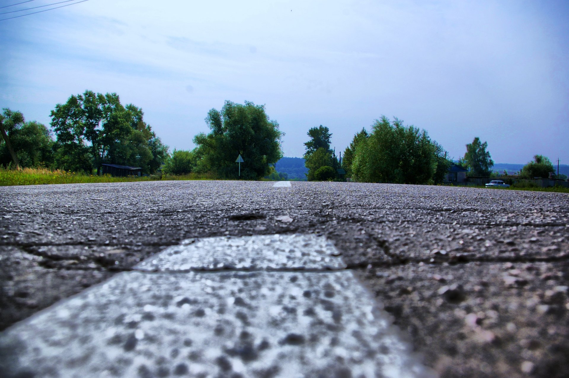 road nature asphalt