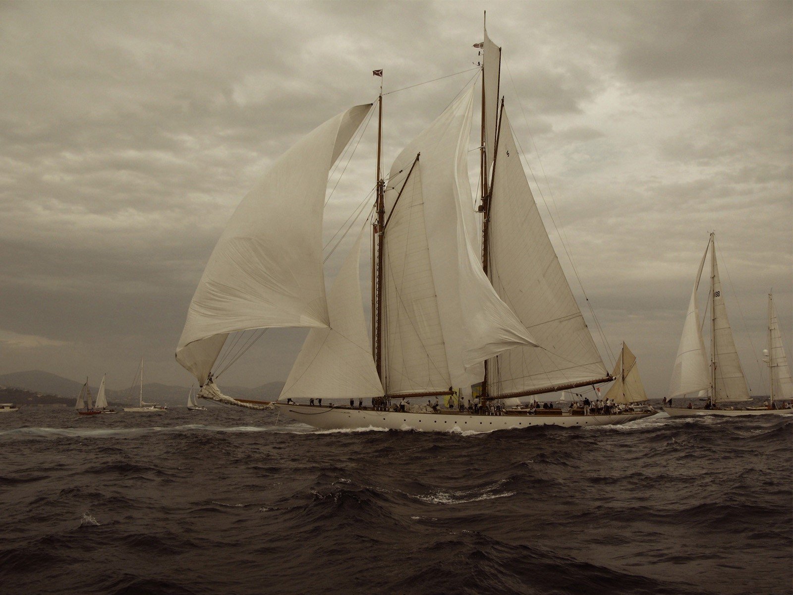 yacht sea sail wind