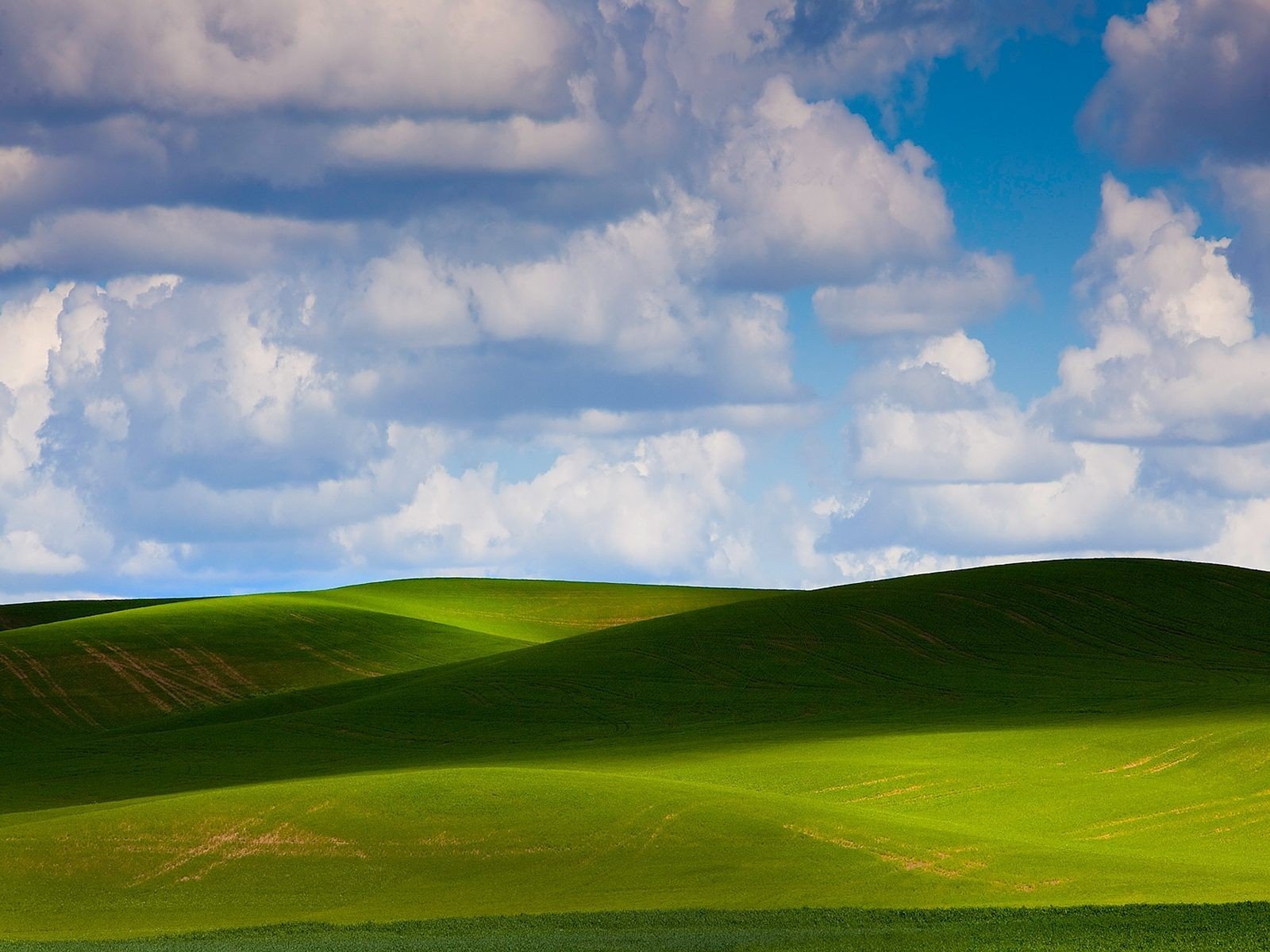 feld wolken hügel