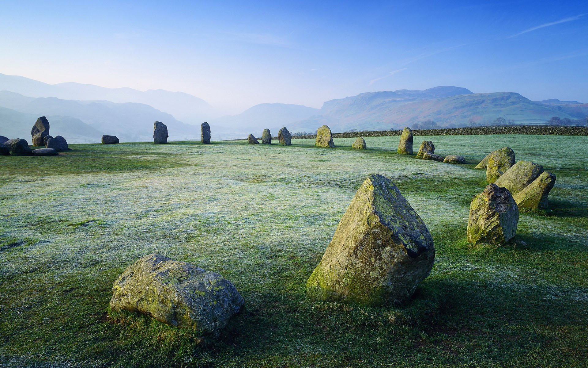 piedras claros montañas cromlech