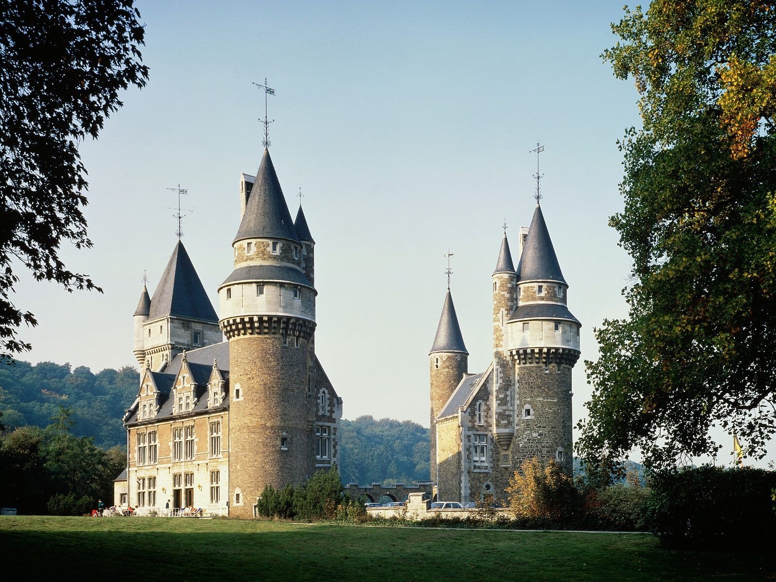 belgien schloss wald