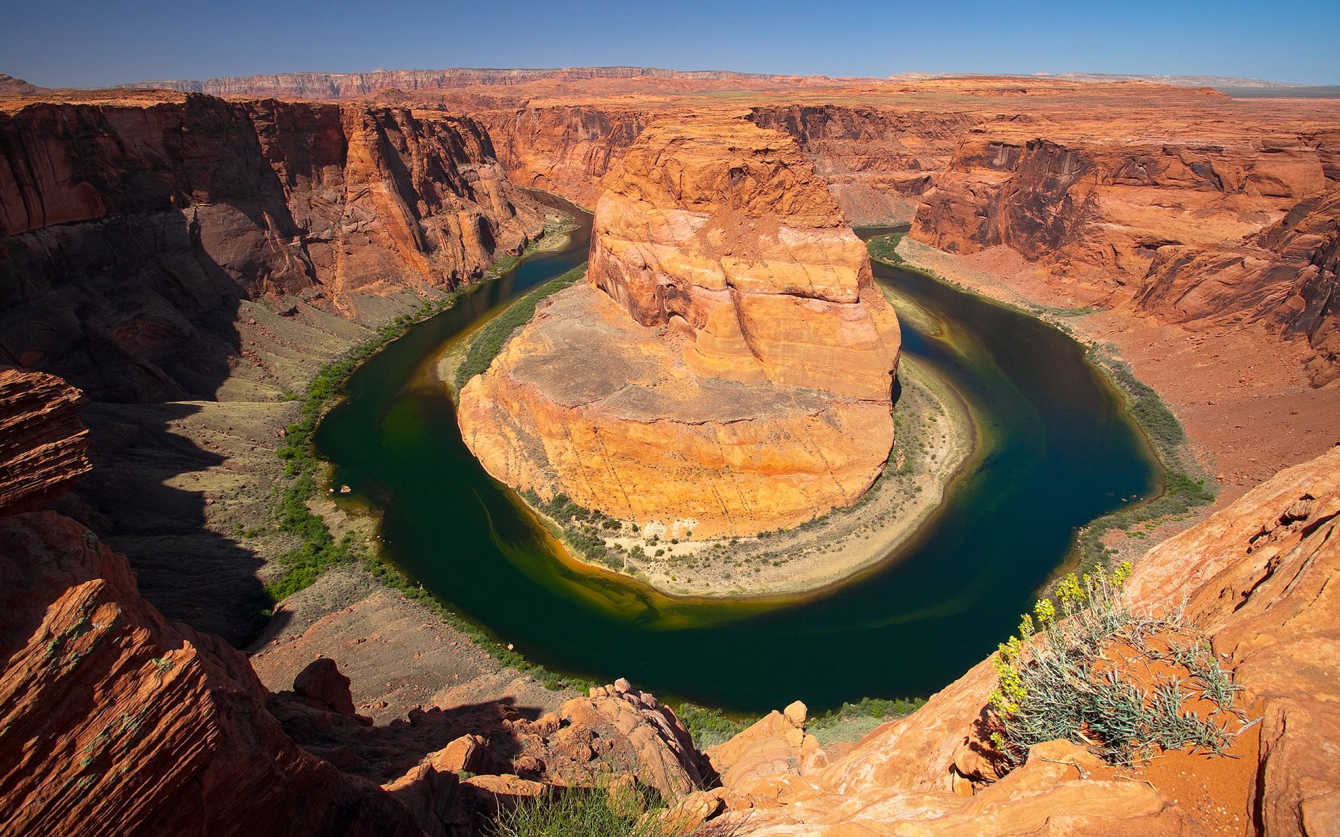 arizona canyon roches rivière