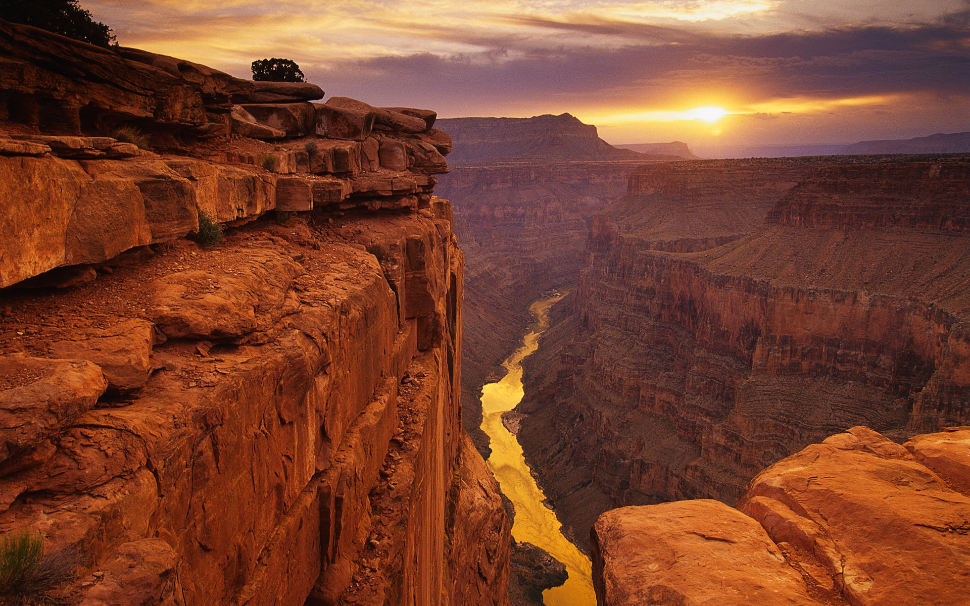 stati uniti canyon cielo