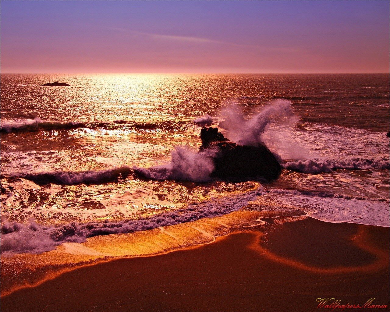 côte vagues mer