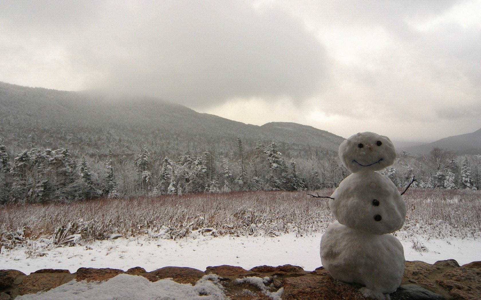 invierno muñeco de nieve