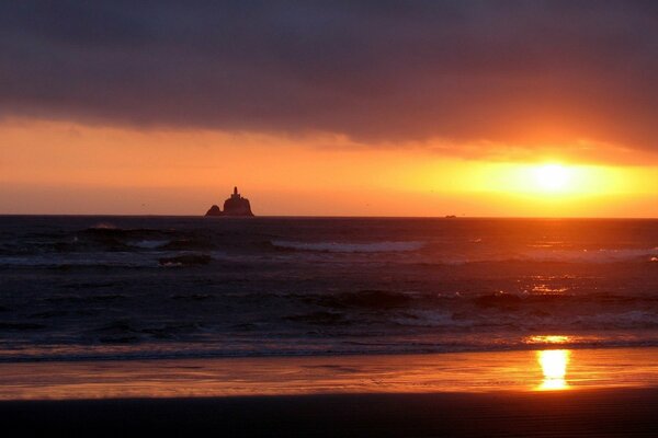 Sonnenuntergang am Meer