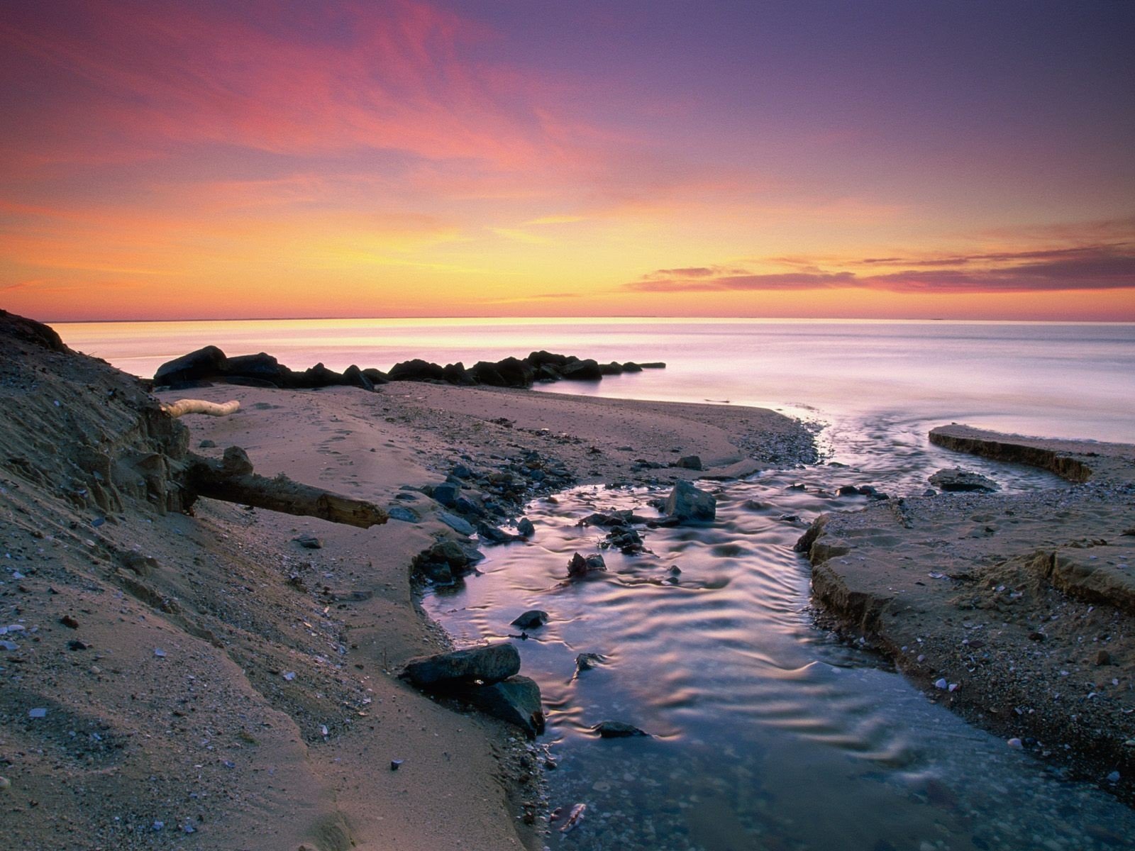 landscape sea stone