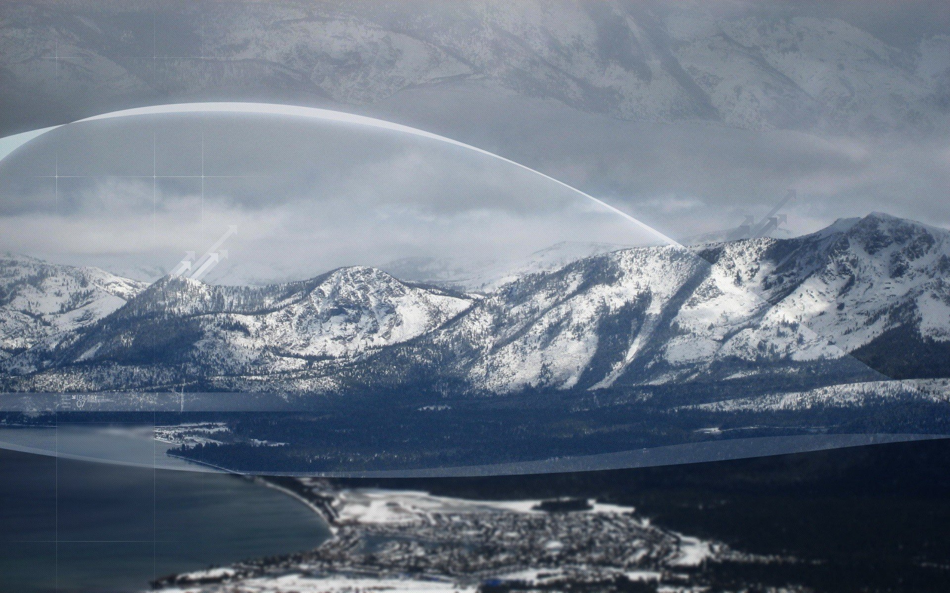 schnee winter berge verarbeitung