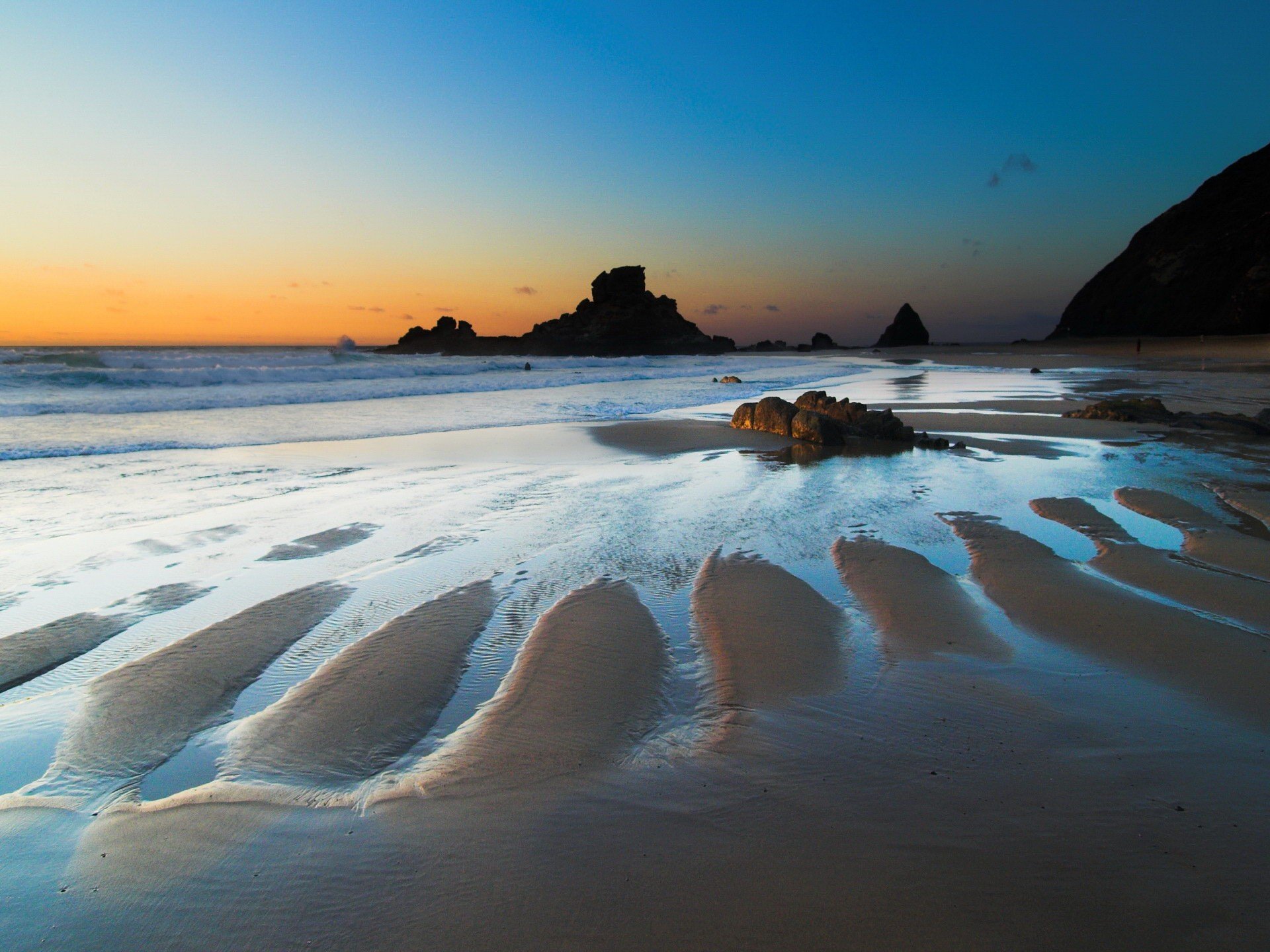 beach stones water sea