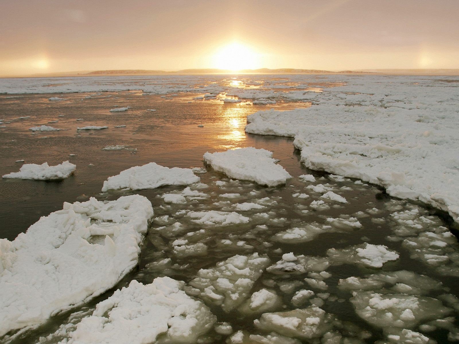 glace eau soleil