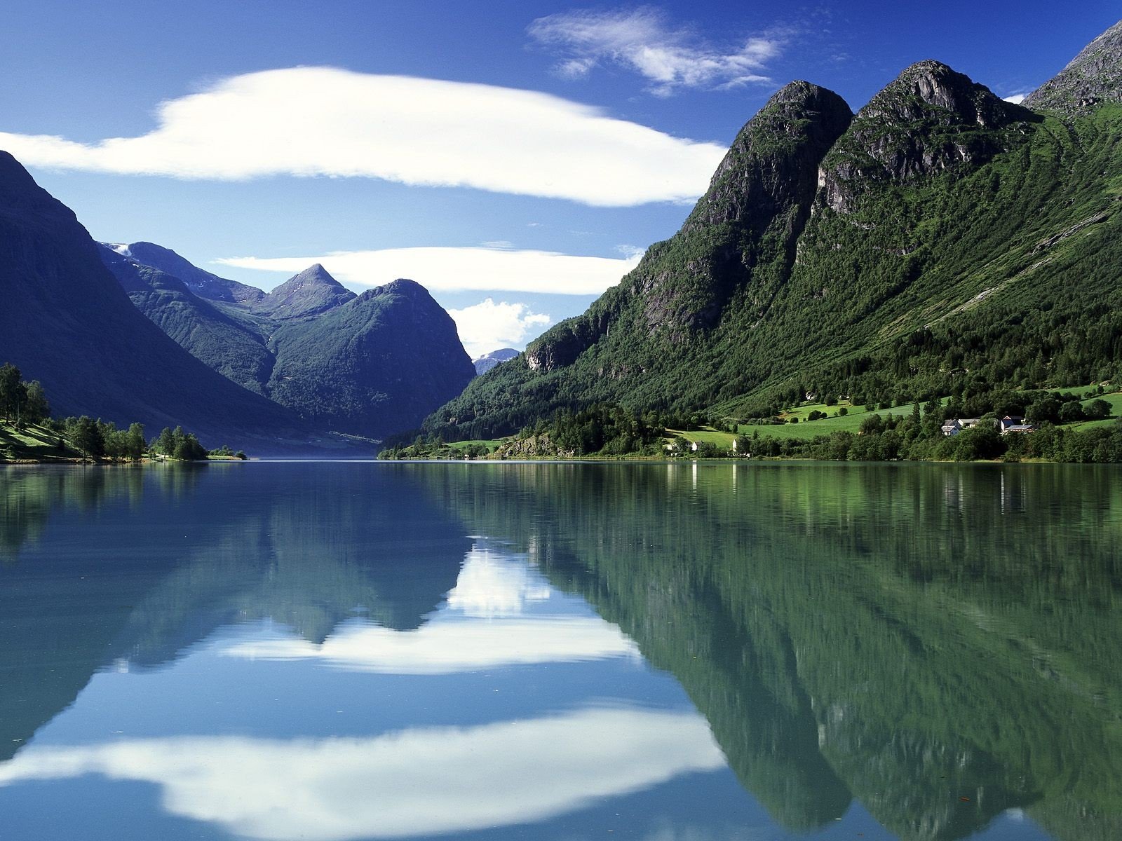 norwegen berge wasser