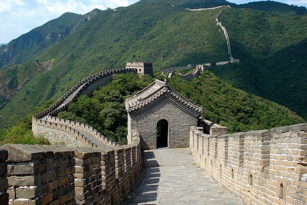 The famous Great Wall of China