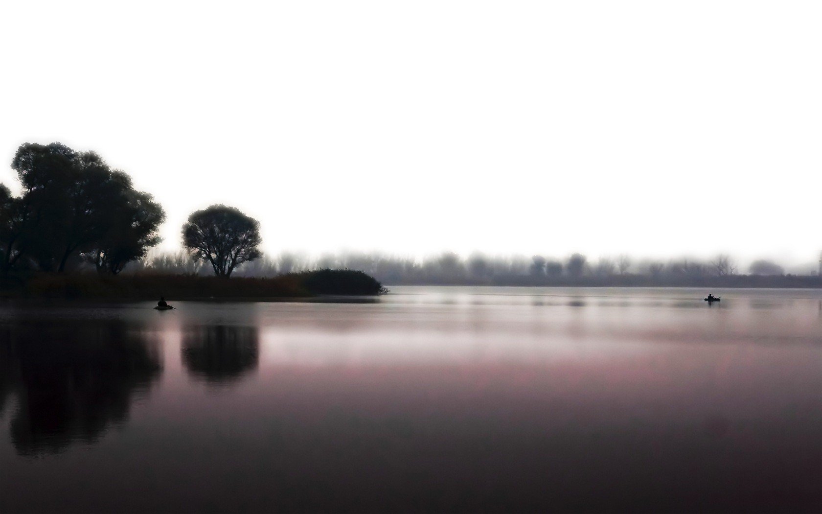 nature lake water silence mood