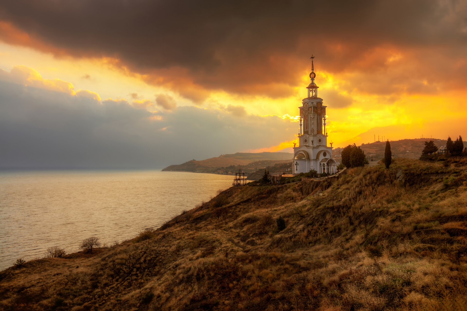 crimea nostro tramonto ottobre