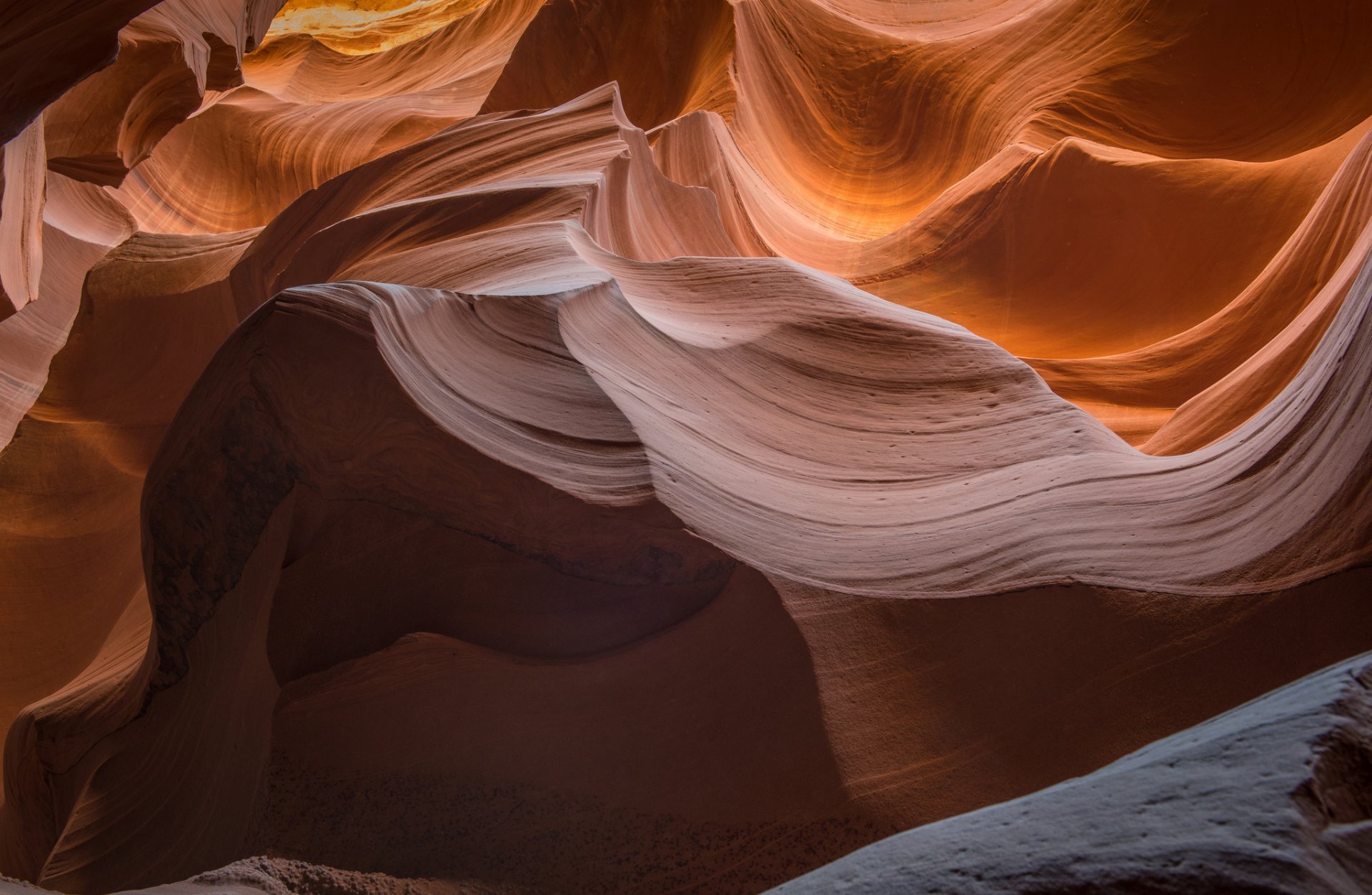 usa arizona antilopenschlucht felsen textur