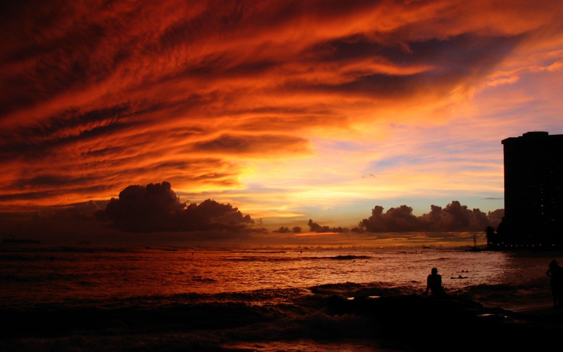 natur sonnenaufgang meer stimmung