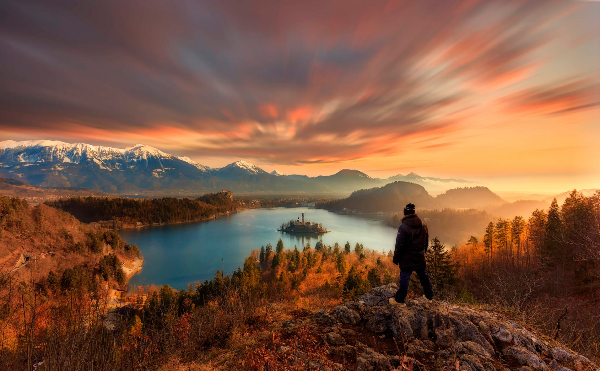 lac bled lac vue loin