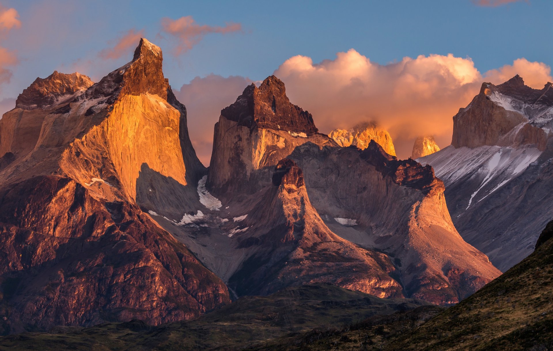 outh america chile patagonia national park torres del paine national park andes mountain