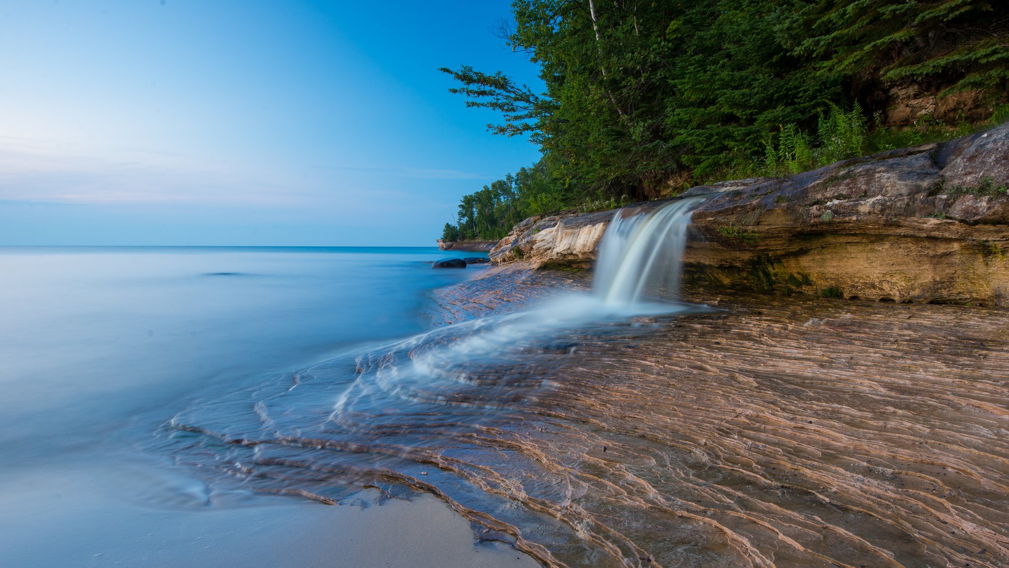 ky sea lake rock tree forest creek river waterfall