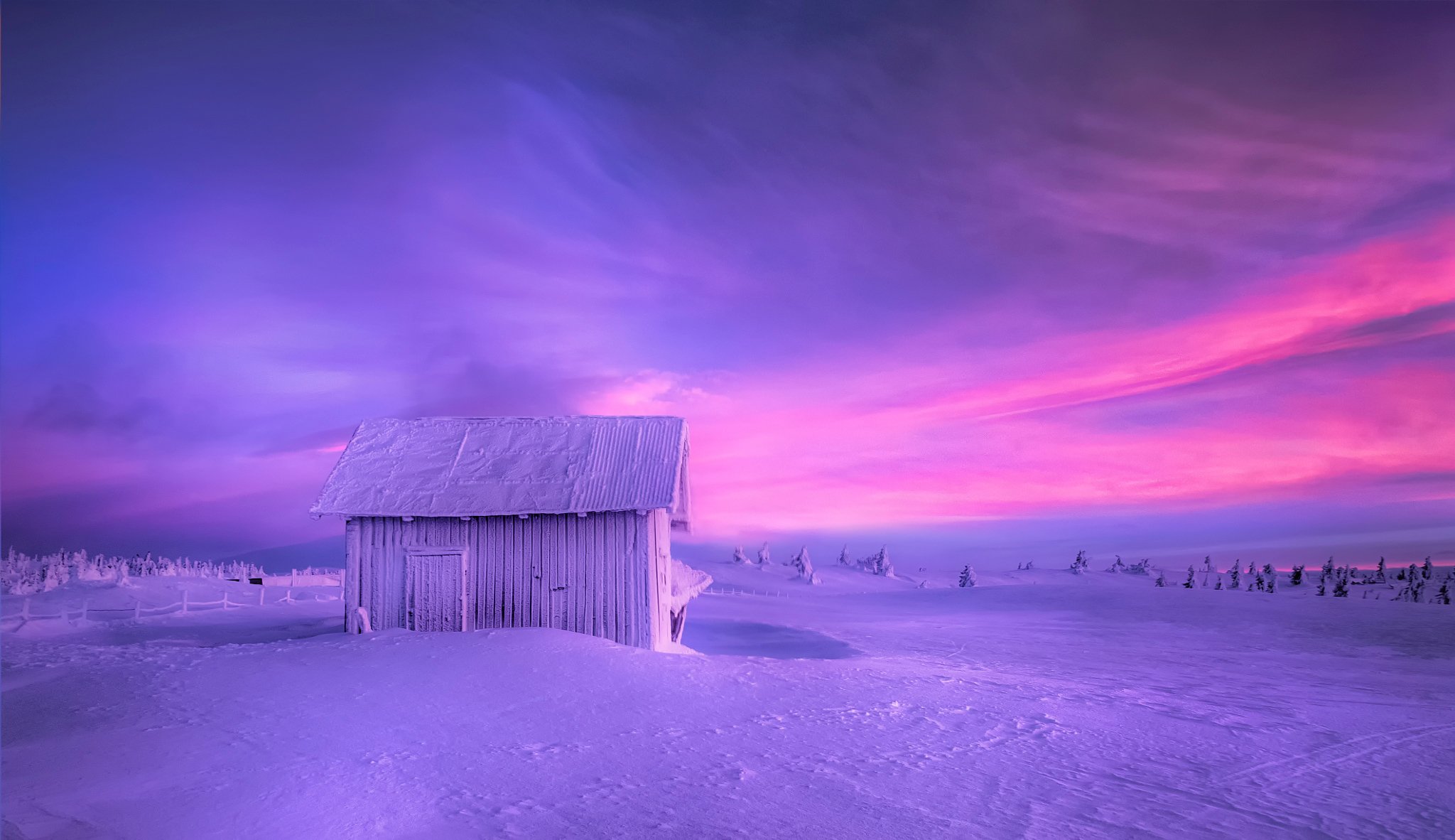 kalte kabine scheune winter norwegen