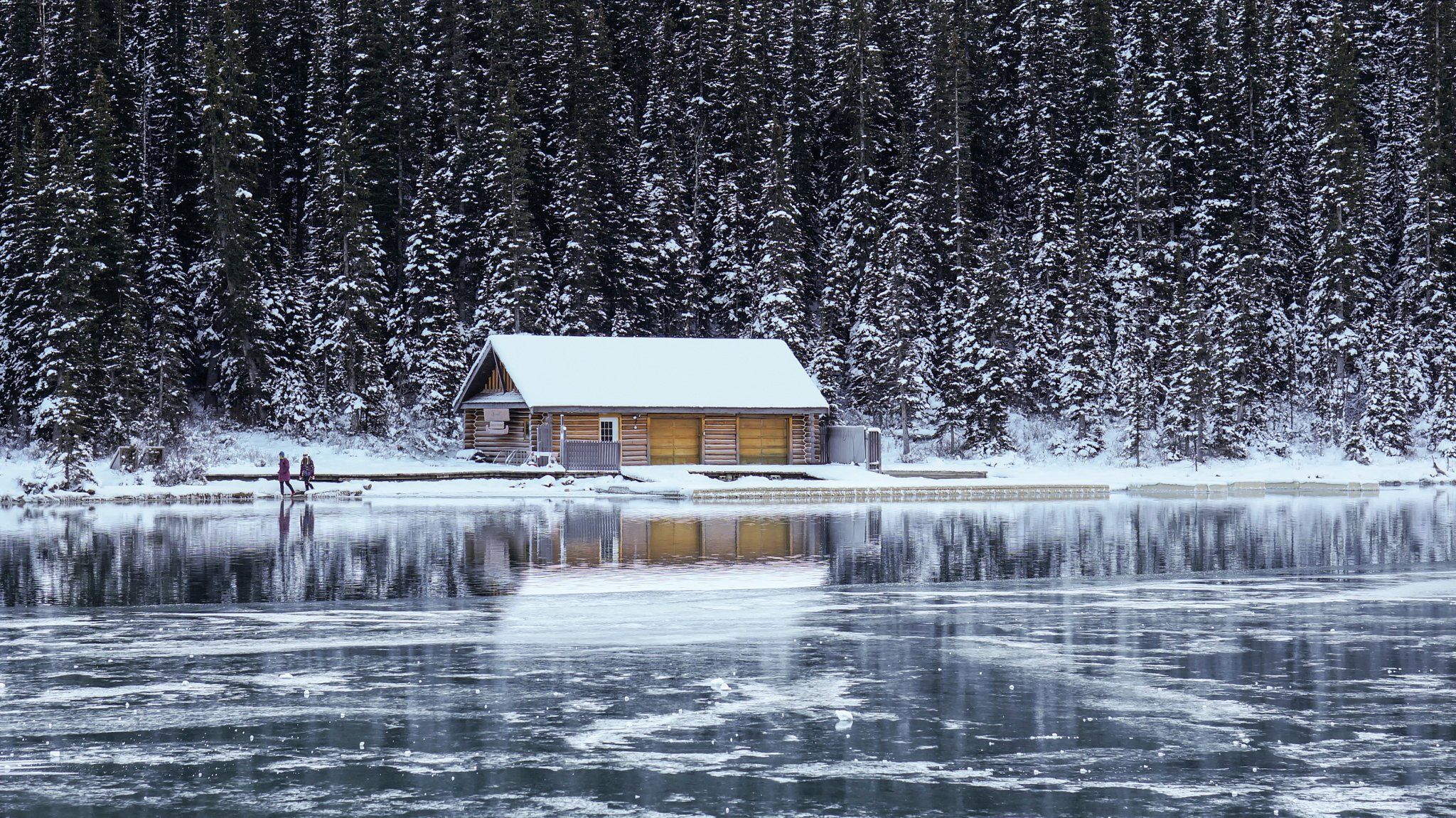 little house house river forest