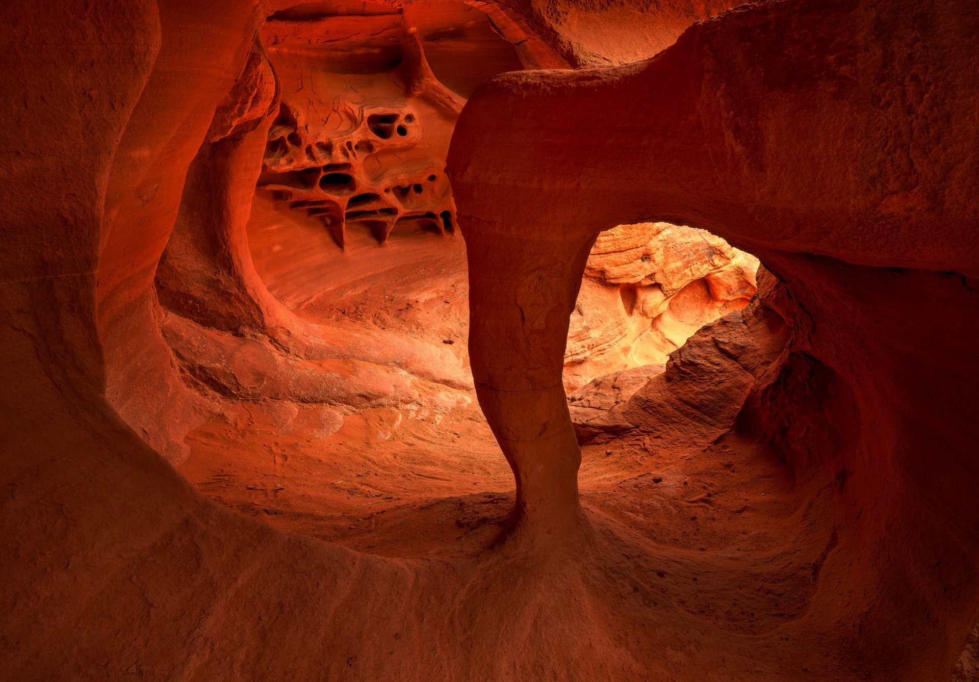 deserto fuoco munch nevada nv state park valle windstone grotta rocce