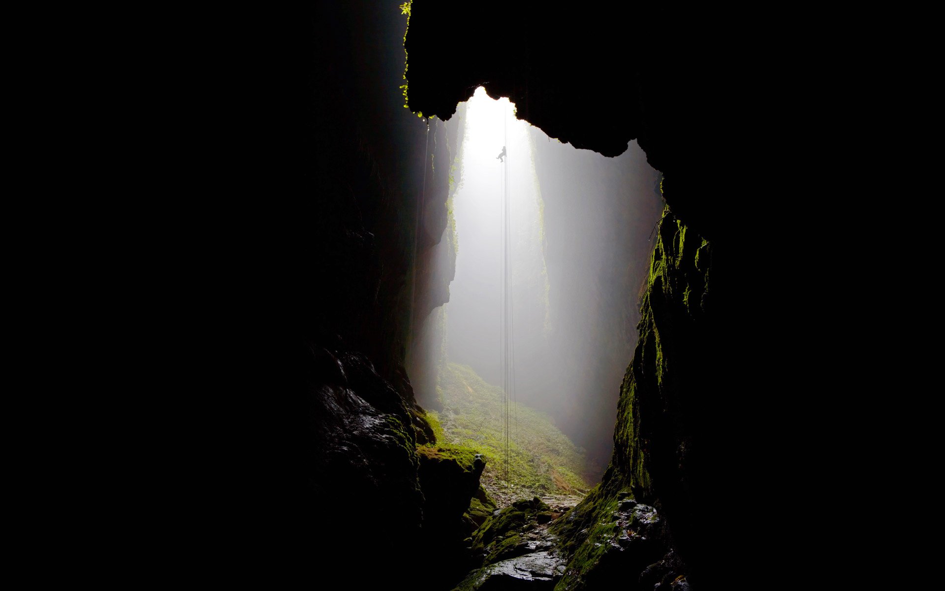 nuova zelanda waitomo grotta nebbia