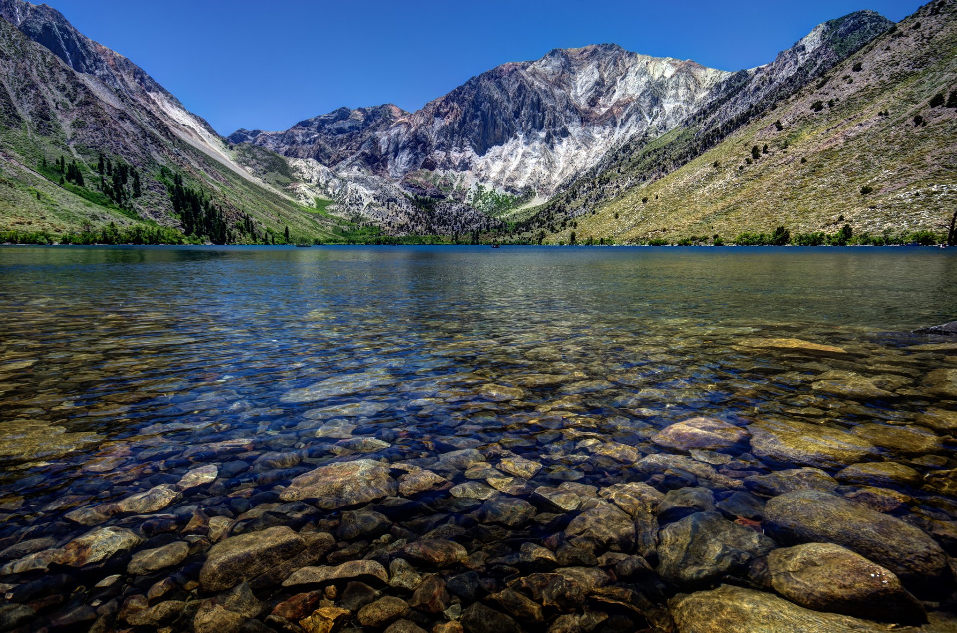 verurteilter see kalifornien usa see berge