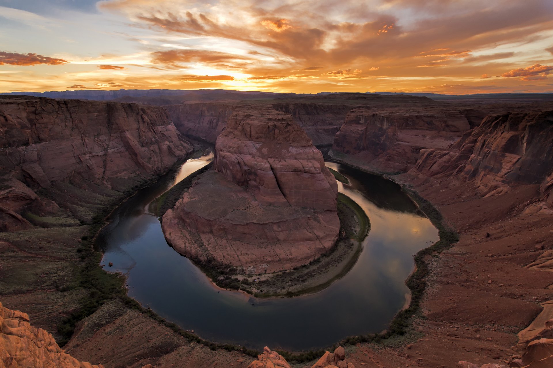 kanion horseshoe river colorado river horseshoe horseshoe bend świt natura