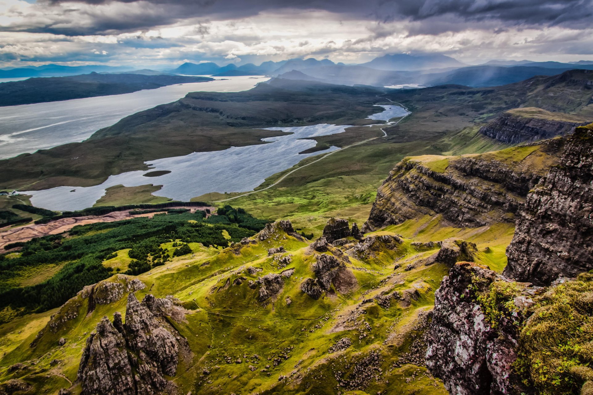 landscape mountain panoramma lake nature