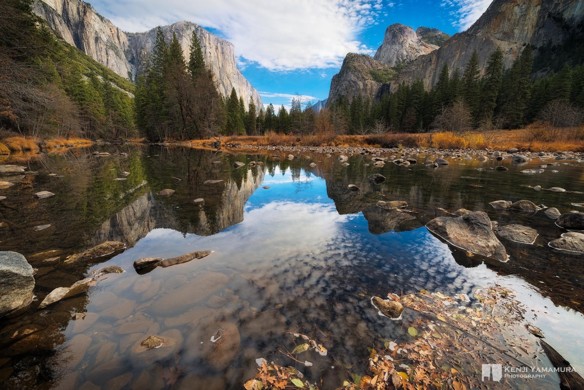 kenji yamamura fotograf yosemite national park fluss berge himmel