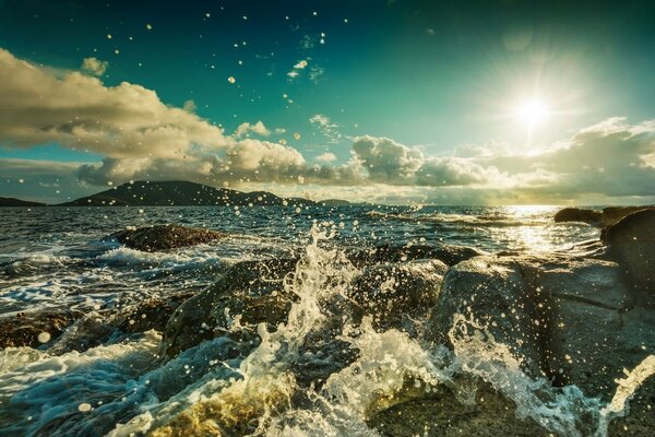 Paesaggio del bellissimo Oceano