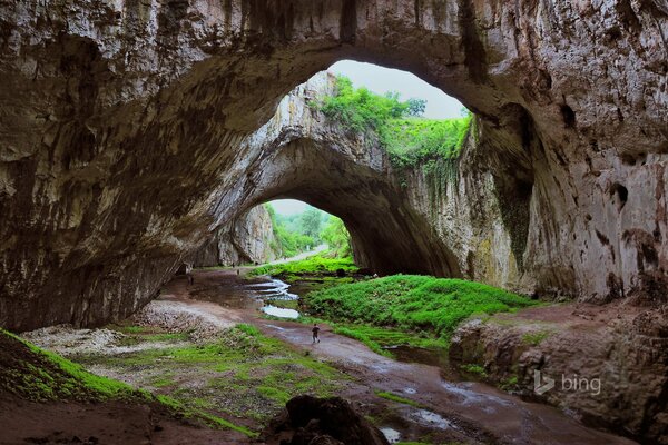 Schöne Aussicht auf die Höhlen Bulgariens