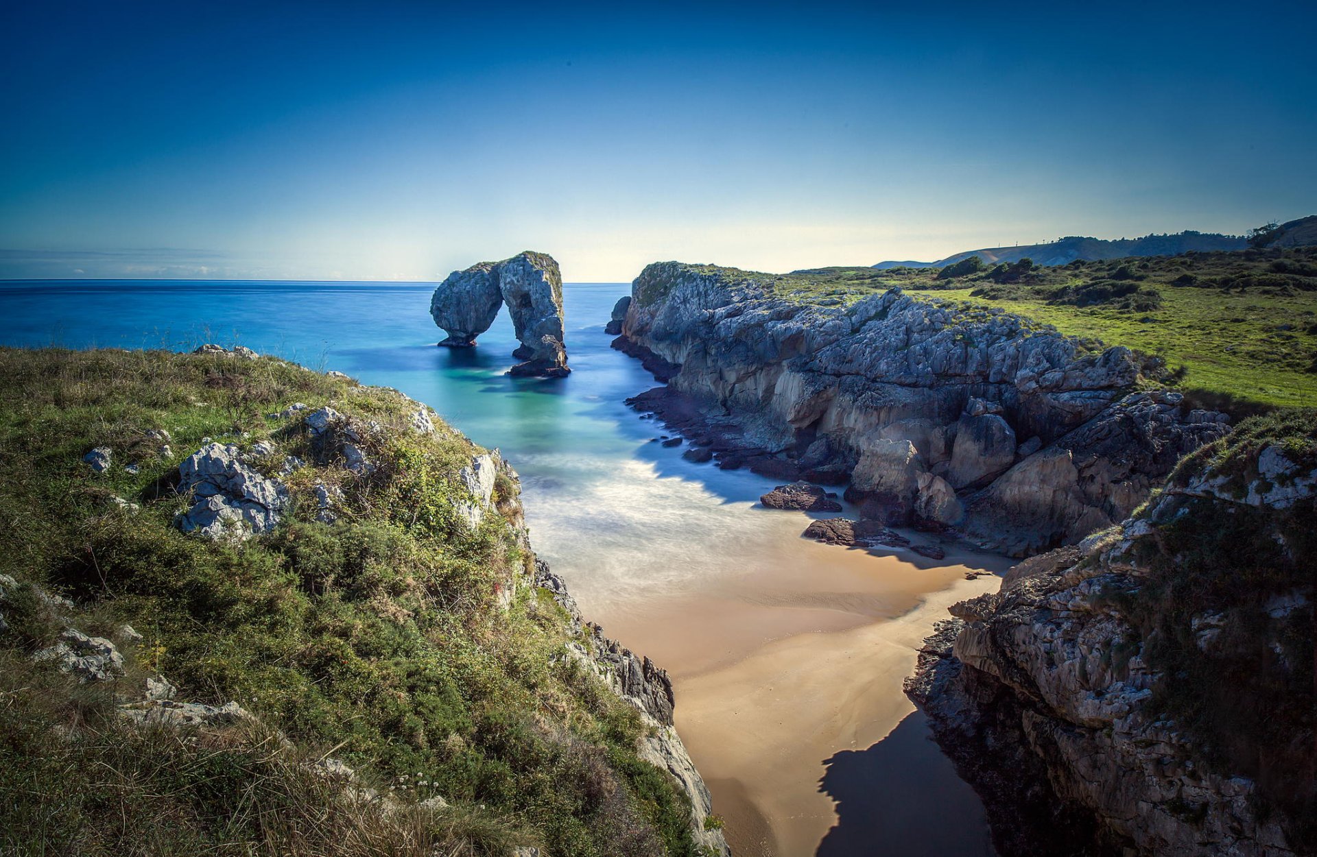 spiaggia. oceano costa rocce natura mare