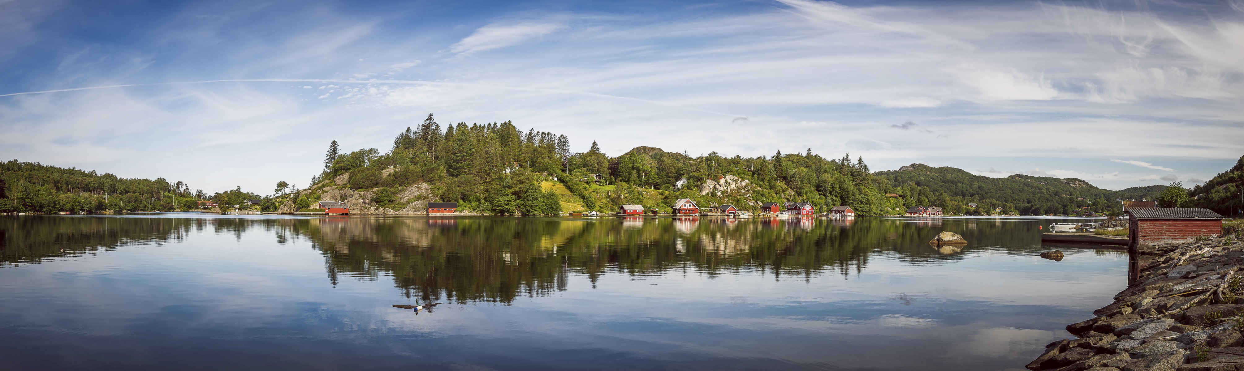 kjeøy egersund norwegen panorama