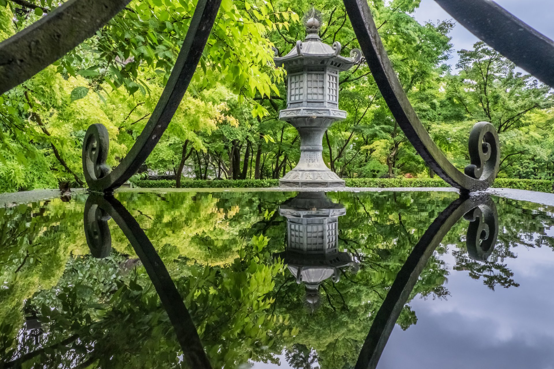 eikando tempel kyoto japan kyoto tempel park bäume wasser reflexion