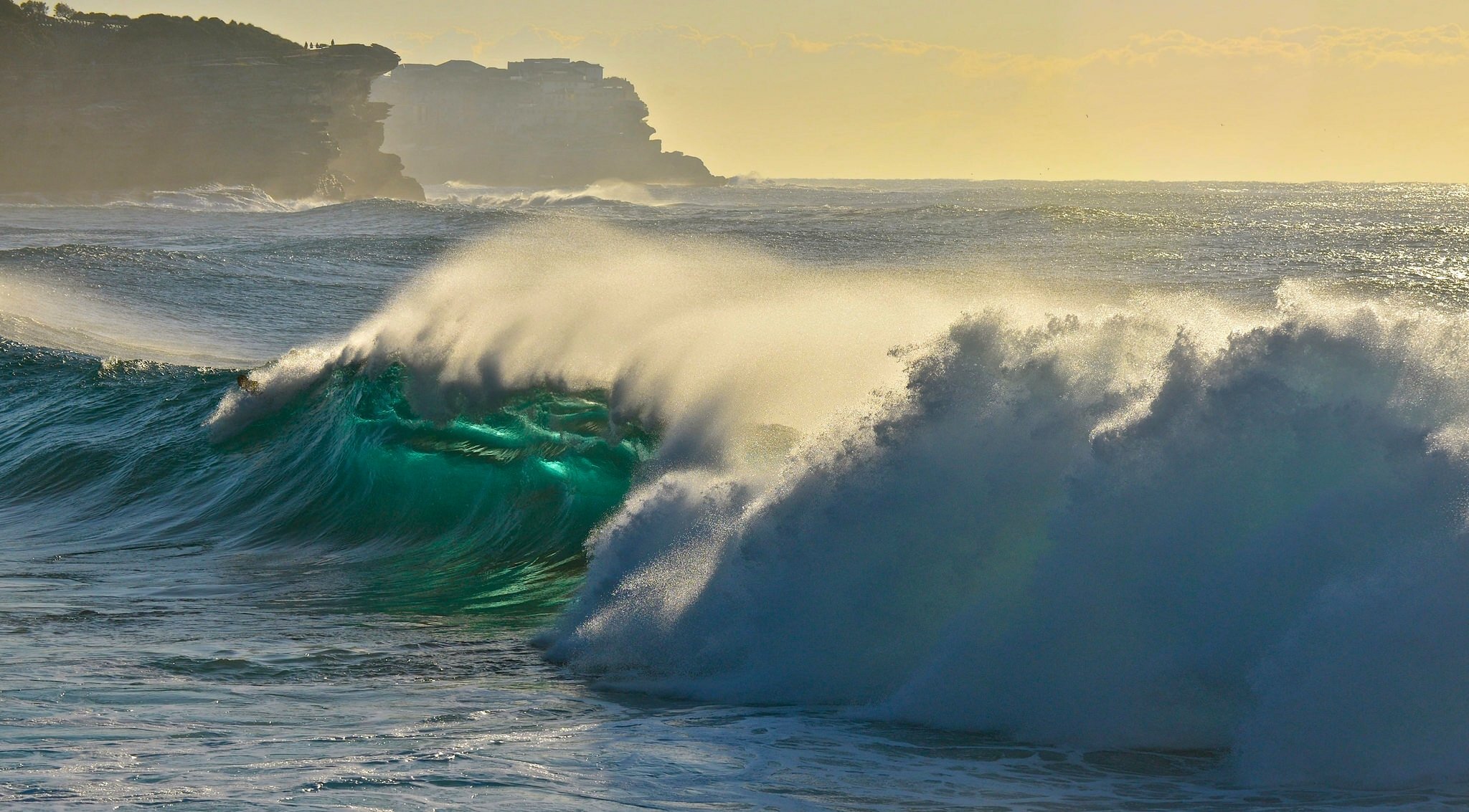 ocean spokojny fala ocean skały