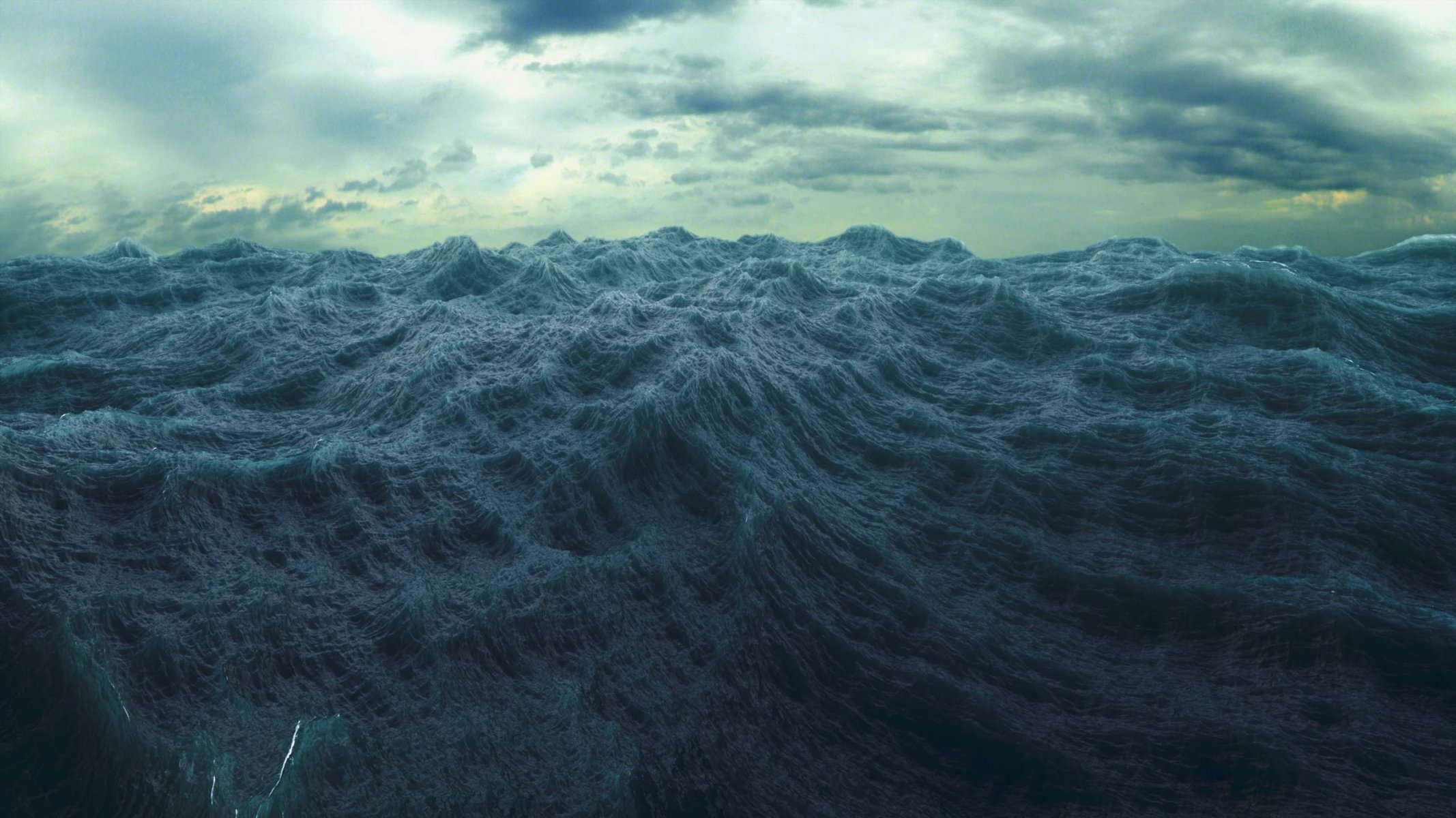 tempesta acqua onde mare oceano