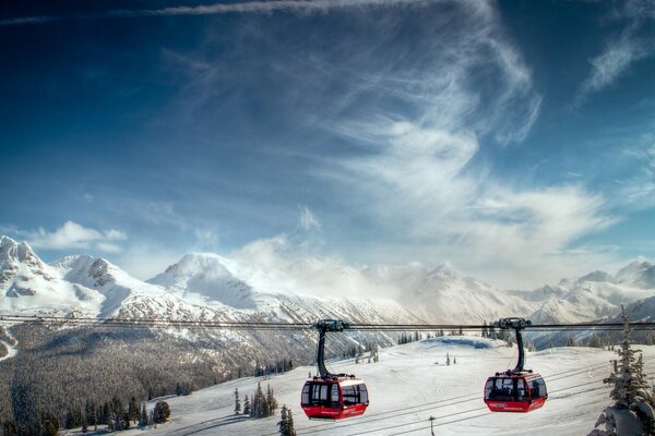 Der Traum eines jeden Touristen im Winter