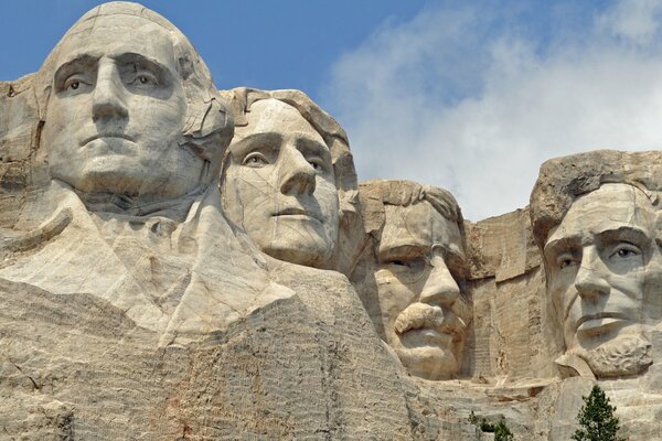 Mount Rushmore in Dakota in den USA
