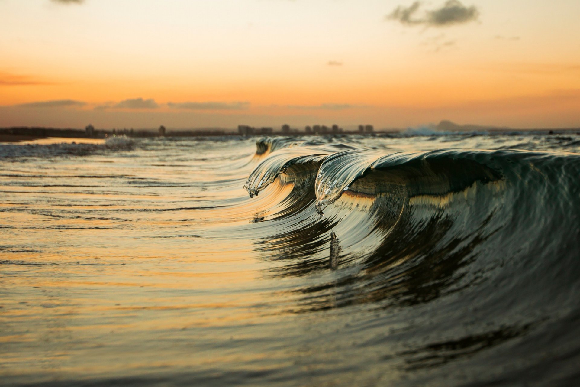 nature sea waves water