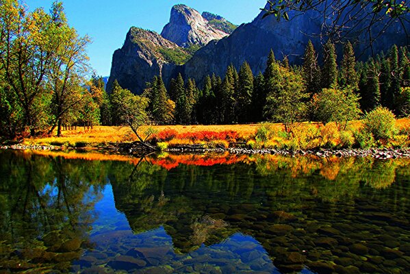 Landschaft des Yosemite-Nationalparks